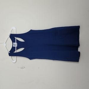 Lobo Mau Raceback Blue Mini Dress Size M